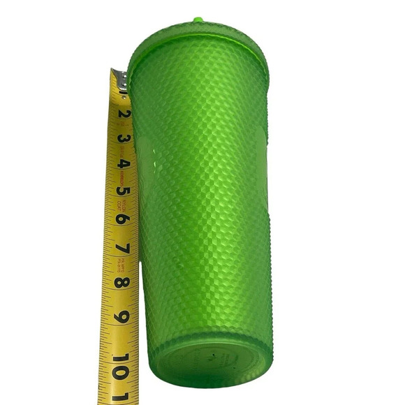 Disney World Parks Starbucks Green Studded Geometric Venti 24 oz Tumbler Cup New - Picture 11 of 13